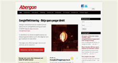 Desktop Screenshot of abergon.se