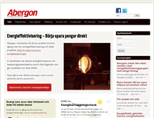 Tablet Screenshot of abergon.se
